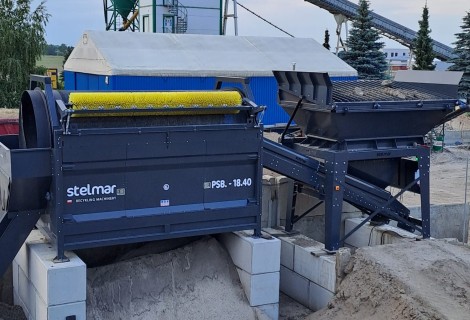 Drum Screener Trommelsiebmaschine Przesiewacz bębnowy do ziemi  Stelmar